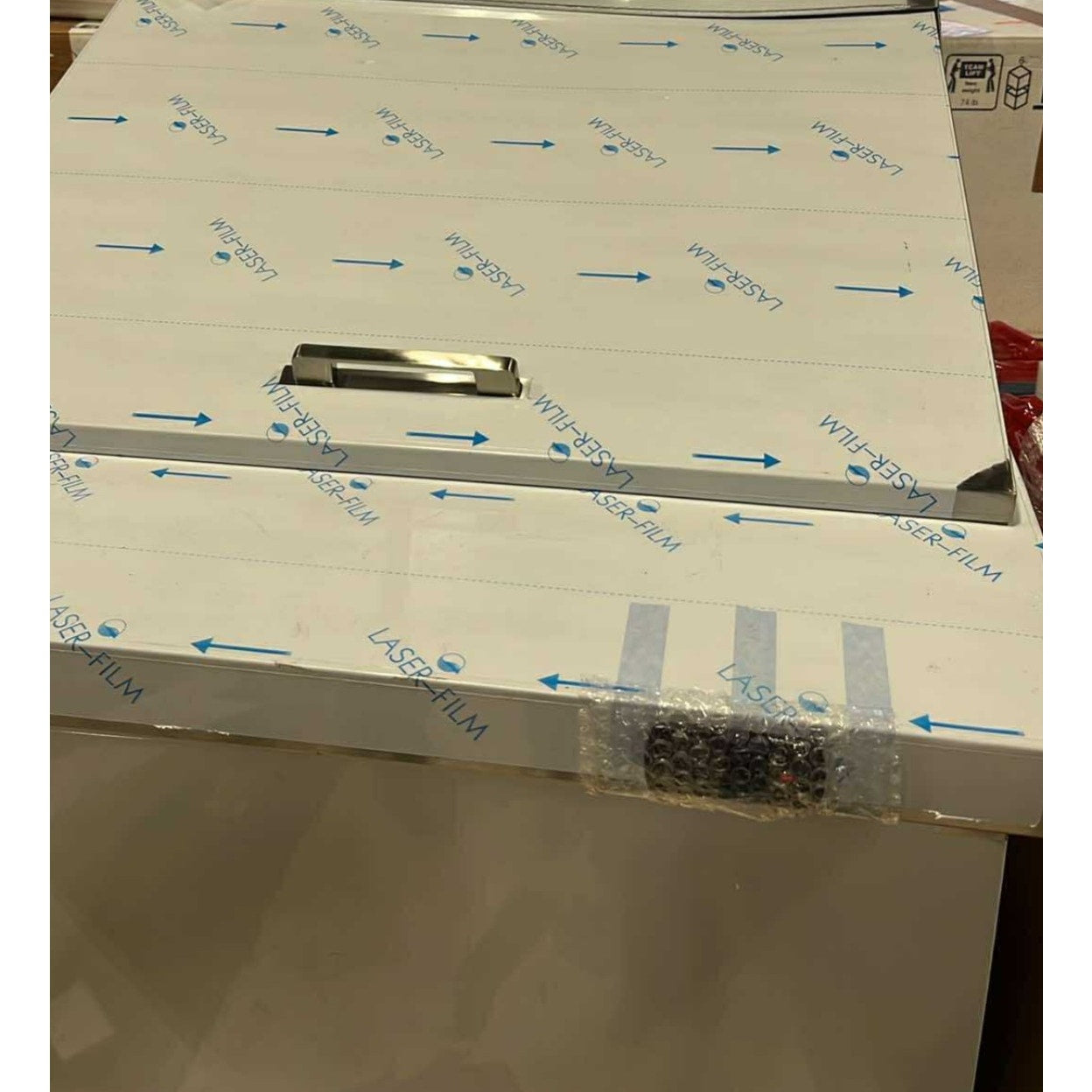 29" W Commercial Sandwich Salad Prep Table Mega Top Refrigerator, 7.6 Cu.ft Single Door Stainless