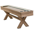 American Legend LED Shuffleboard with Buffet Top - Modern Style - Light Up LED Rails