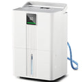 MEPTY Dehumidifier for Basement &amp; Home with Drain Hose,Smart Humidity Control,24H Timer &amp; Child Lock,3-Color Humidity Display Ideal for Bedroom,Bathroom