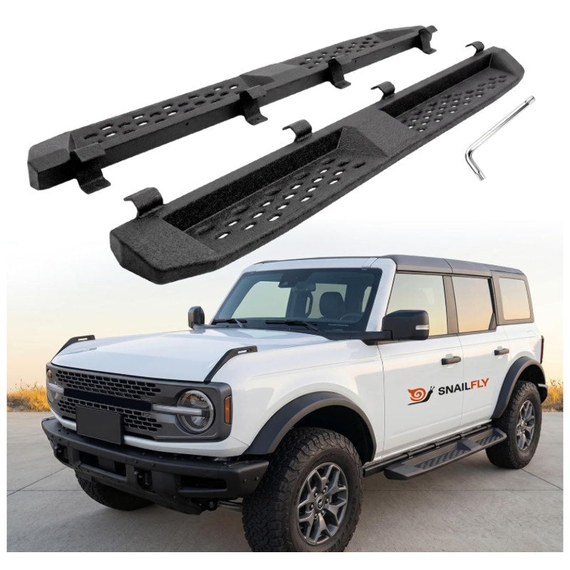 Running Boards Fit for 2021-2026 Ford Bronco 4-Door with Side Rail