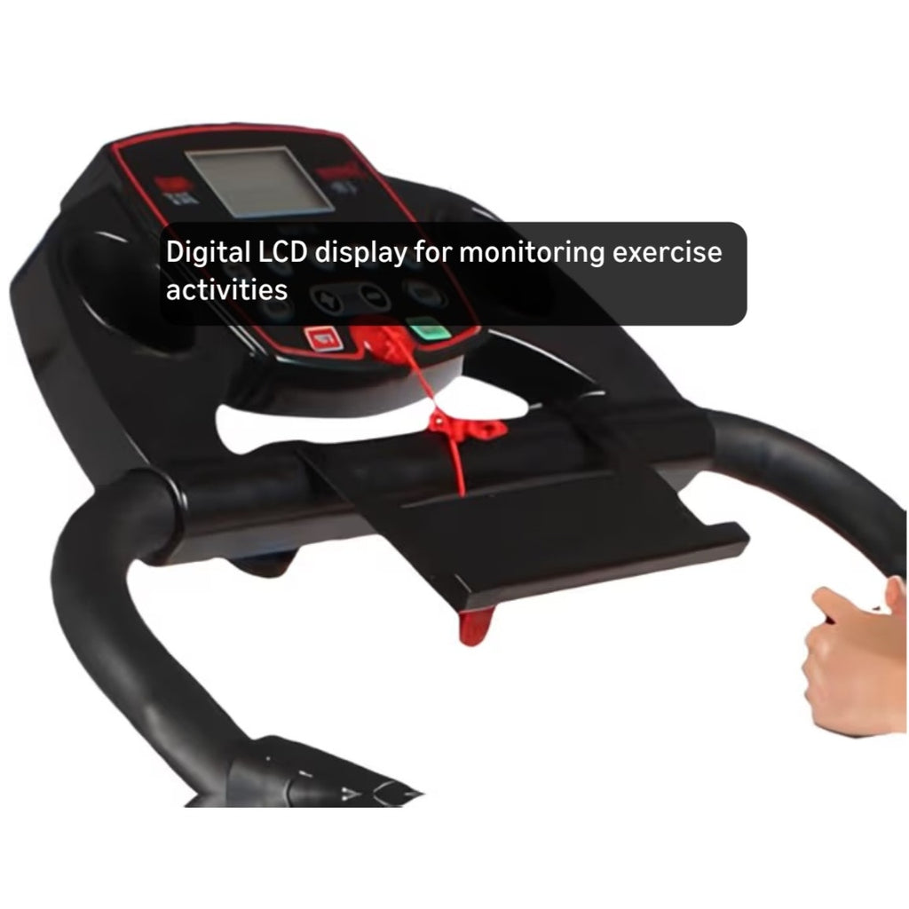 Portable Foldable Treadmill for Home, 8.7 MPH Shock Absorption, LED Display Under Desk