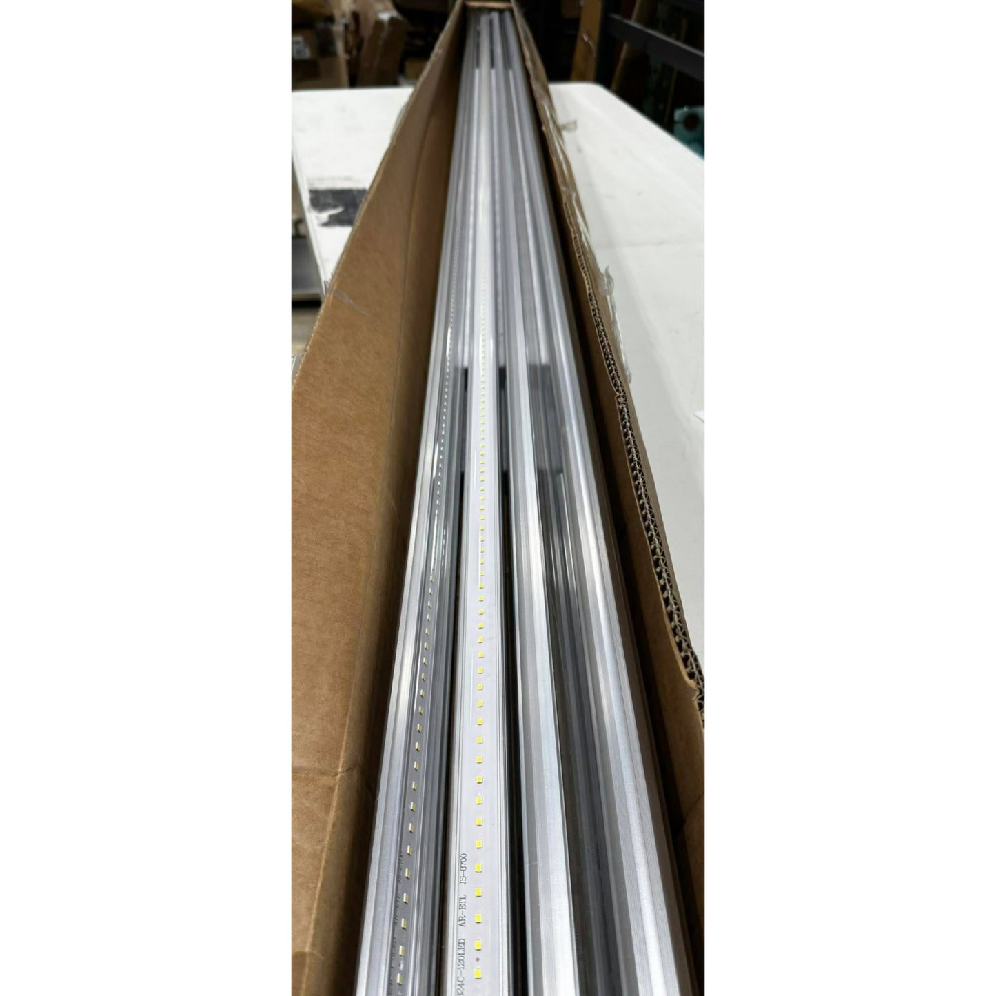 8 Foot Led Lights, 5850LM,Ballast Bypass,6000k Clear Cover(12 Pack