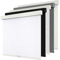 SUNOFF Cordless Blackout Roller Shades Blinds for Windows Free-Stop,White 34" W x 72" H.Pull Down.
