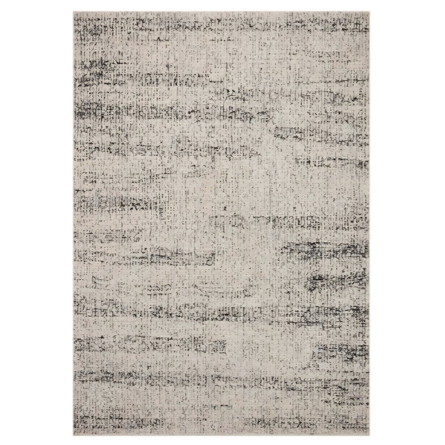 Loloi Darby Collection DAR-02 Oatmeal/Charcoal 6'-7" x 9'-3" Area Rug