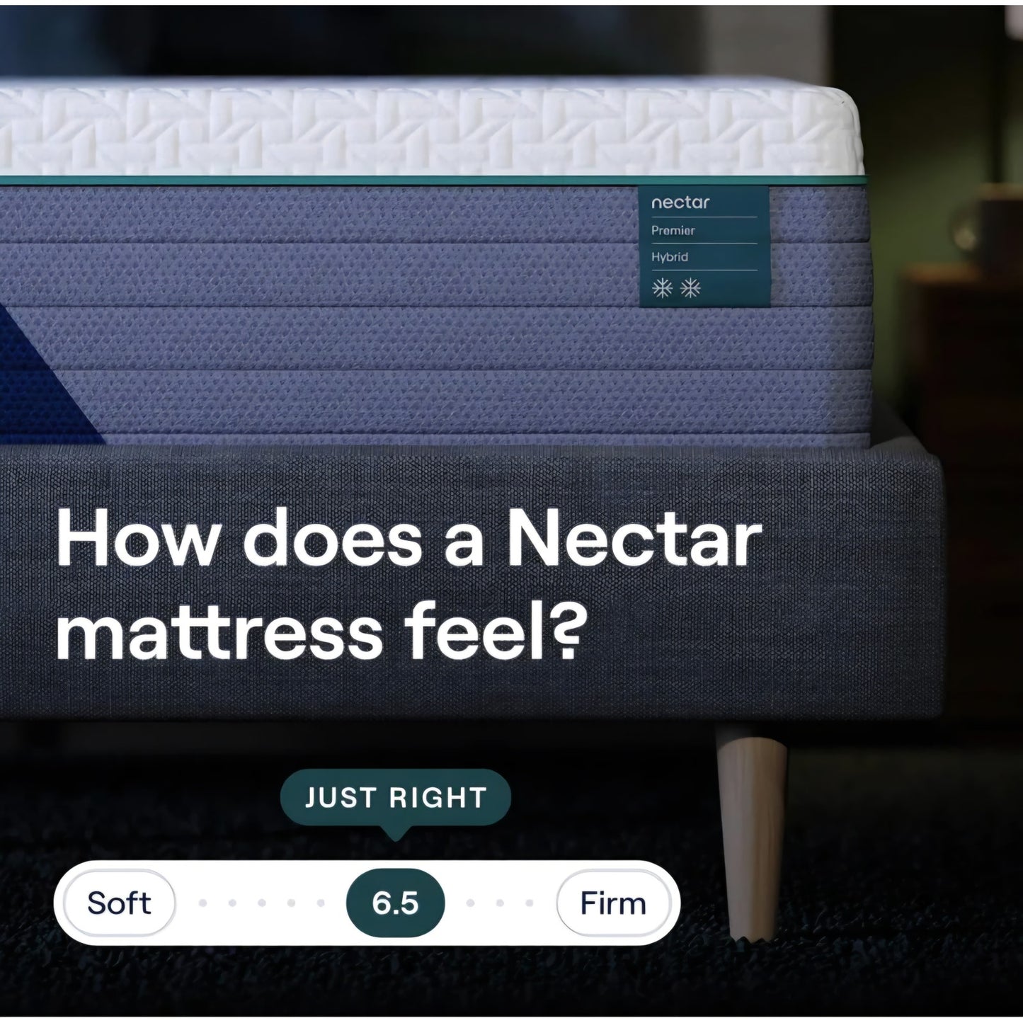 Nectar Premier Hybrid 13” King Mattress - Medium Firm - Memory Foam & Innerspring Coils - Cooling