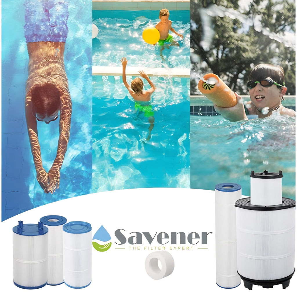 Swimming Pool Filter Cartridge, 450 Sq. Ft S8M150 System 3 Inner and Outer Cartridge, Replacement