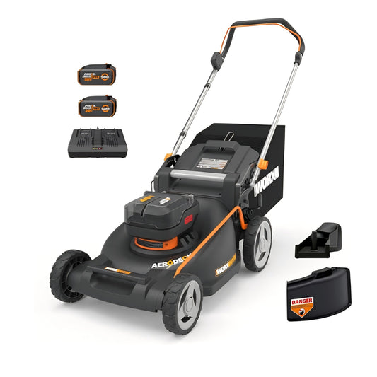 Nitro 21" Cordless Lawn Mower, Brushless Electric Mower for 1/2 Acre, Push Lawn Mower