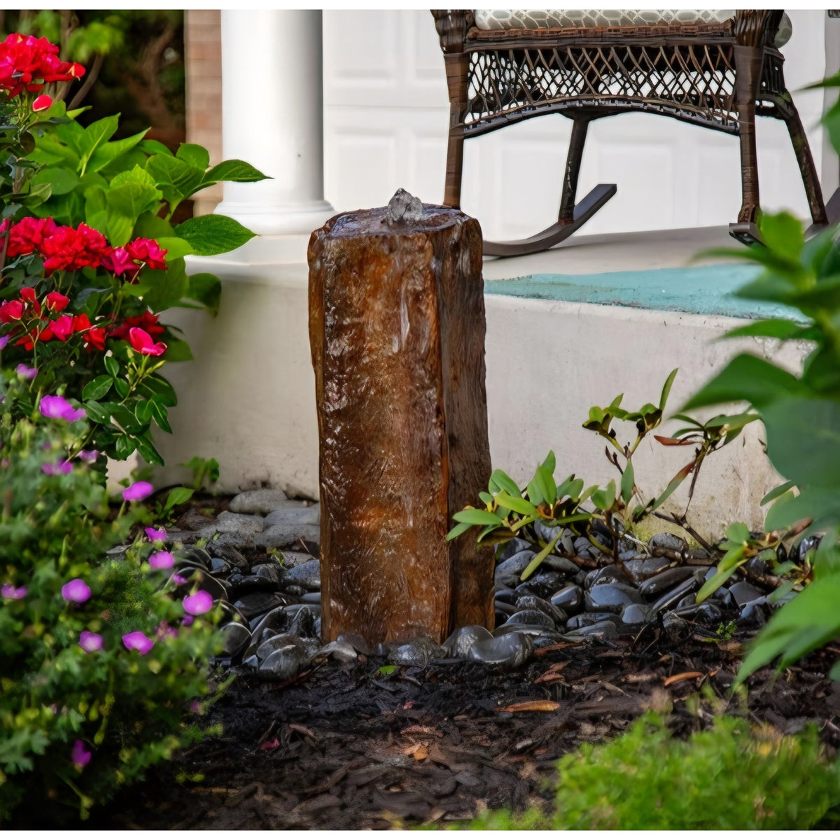 Aquascape Faux Basalt Column Fountain Kit, 24 inch H (61 cm), 78251