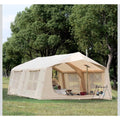 Inflatable camping tent with hand pump for 8-12 person