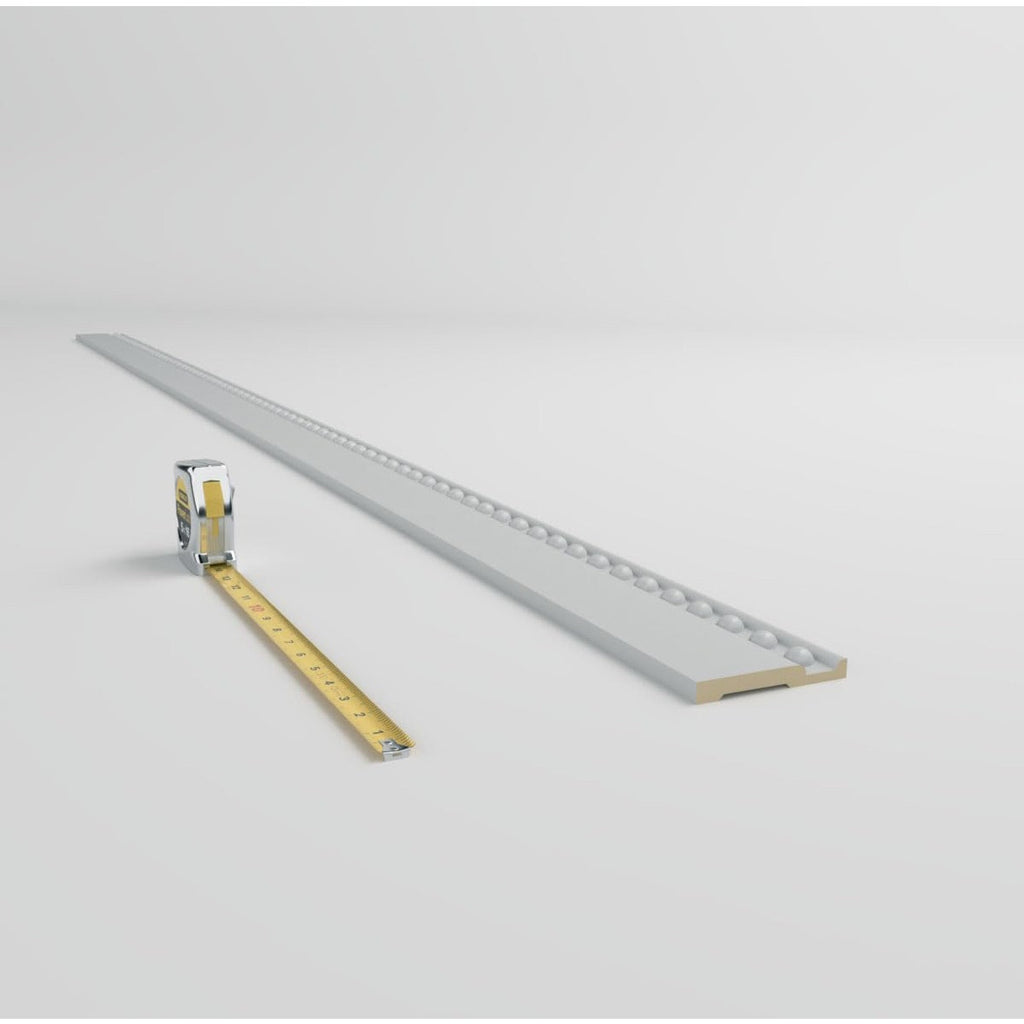 Ekena Millwork 3 7/8"H x 1/2"P x 94 1/2"L Ashford Baseboard Moulding