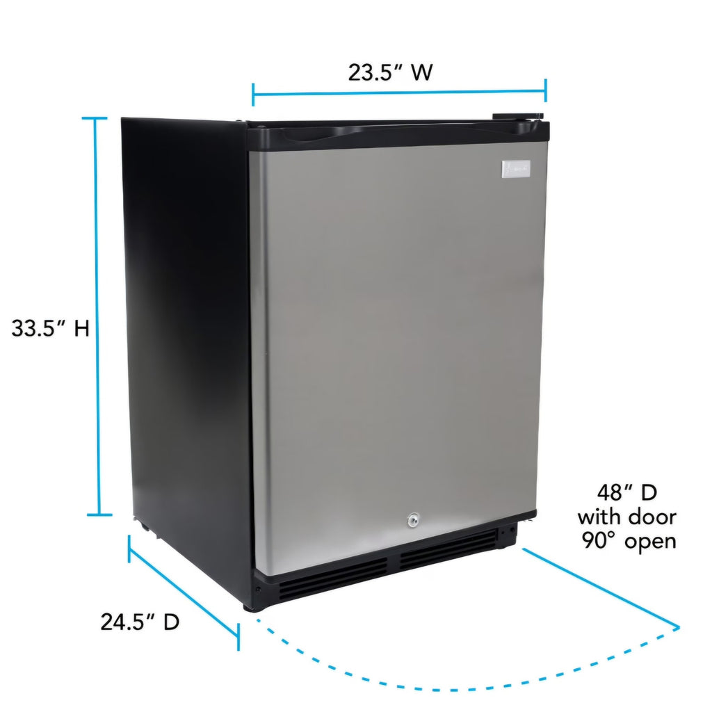 Avanti 5.2 cu. ft. Compact Refrigerator, in Stainless Steel (AR52T3SB)