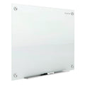 Quartet Whiteboard, Glass Dry Erase Board, Magnetic, 6' x 4', Infinity Frameless Mounting, White Su