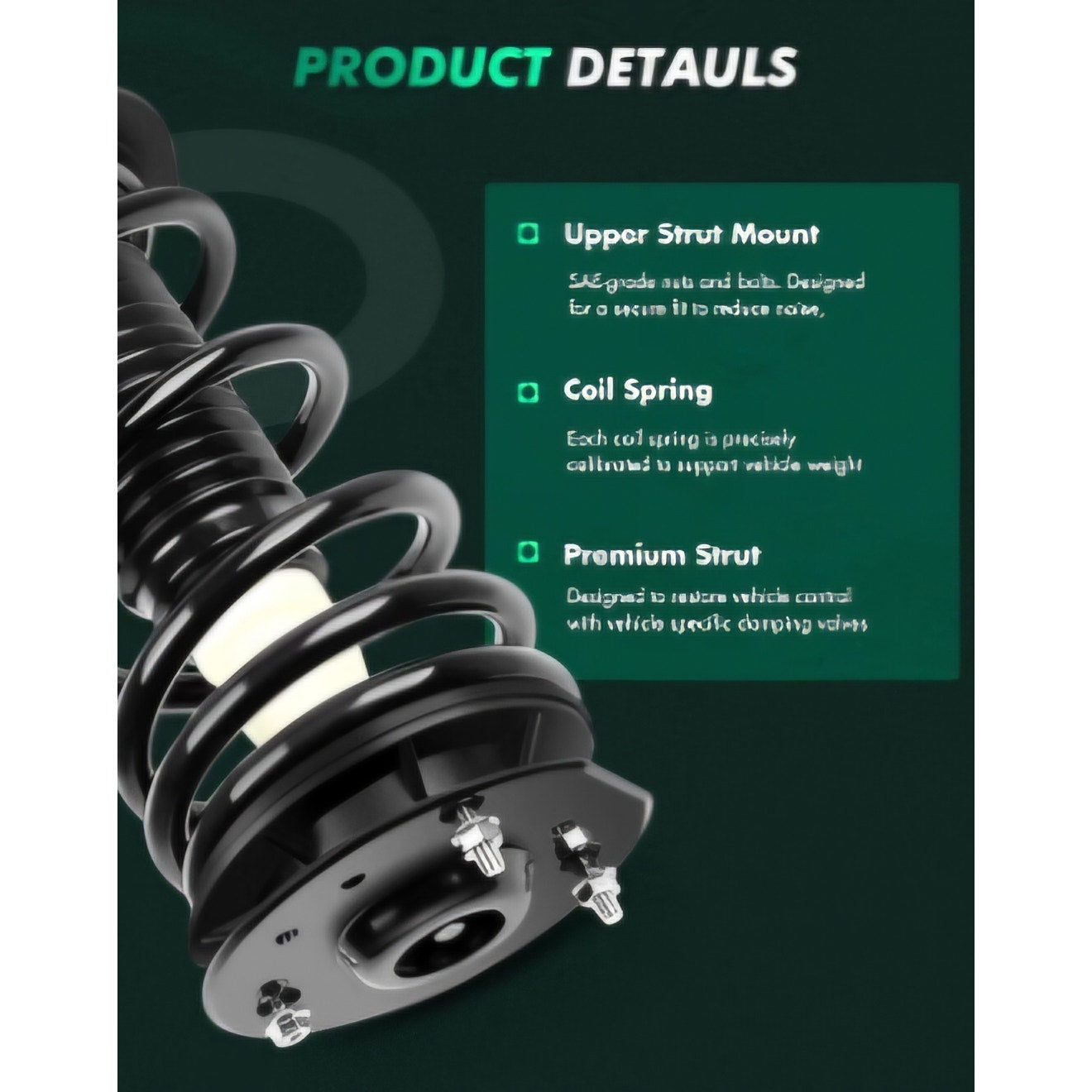 Front Rear Strut Assembly for Chevy Cavalier,for Pontiac Sunfire