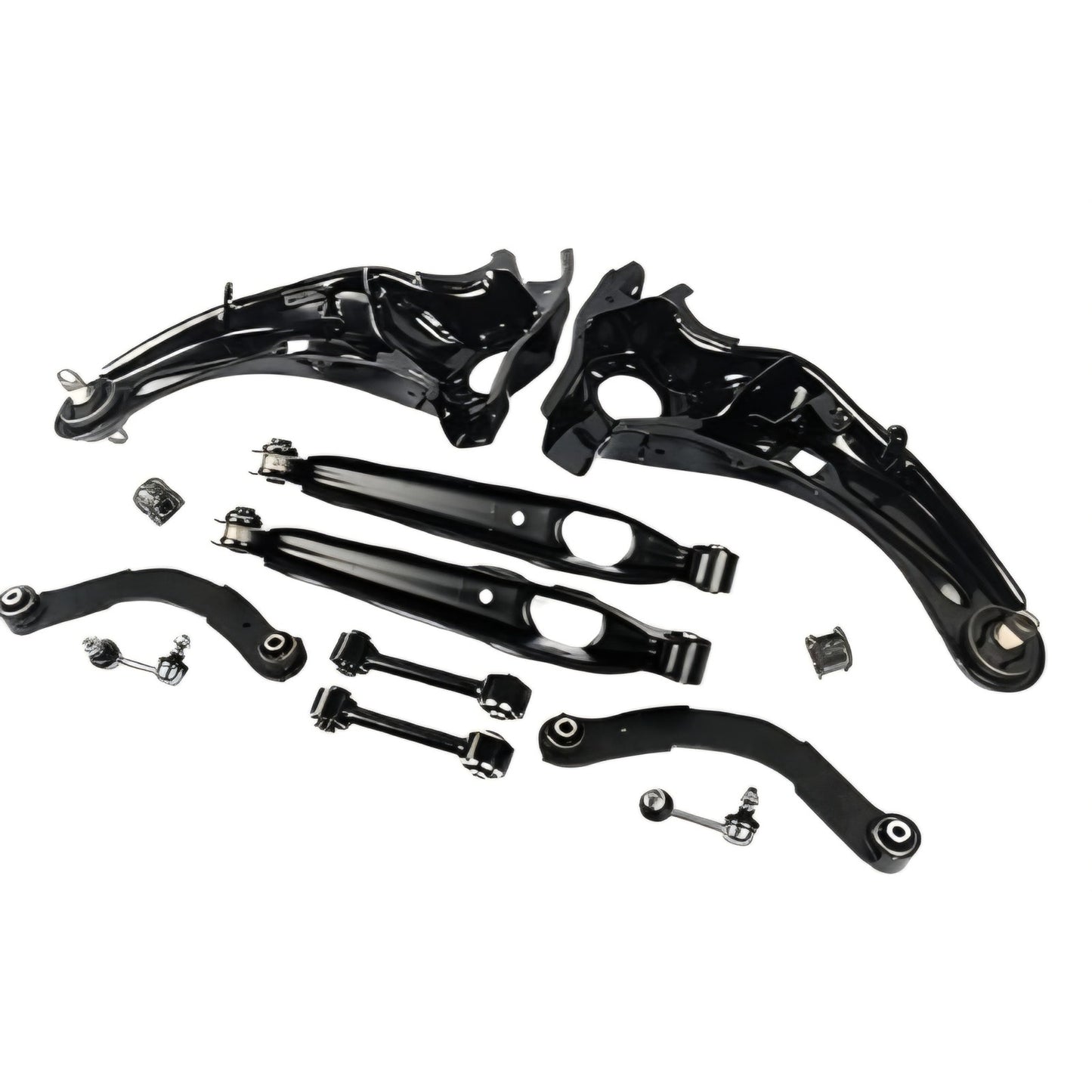 Rear Suspension Trailing Arm Lower & Upper Control Arm Sway Bar Kit 2007-2016 Jeep Compass Patriot