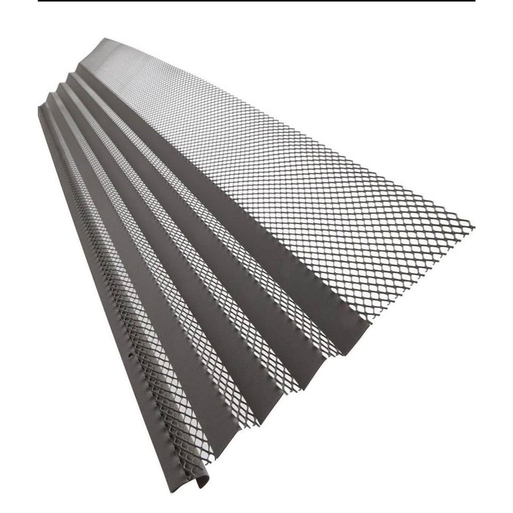 Amerimax Home Products 638010 Hoover Dam Gutter Guard, Dark Gray, 10 Count (Pack of 1)