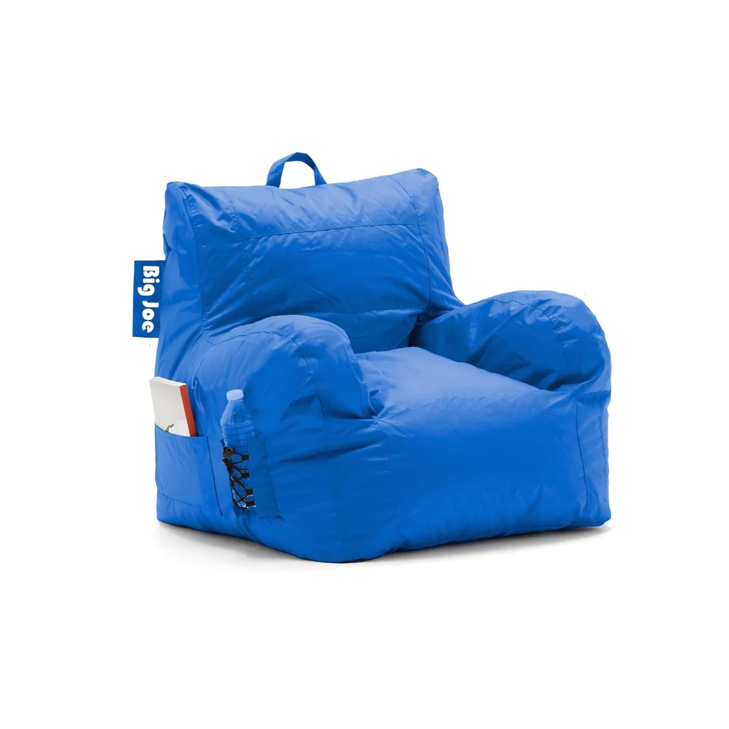 Chair with Drink Holder and Pocket, Sapphire Smartmax, Durable Polyester Nylon Blend, 3 feet