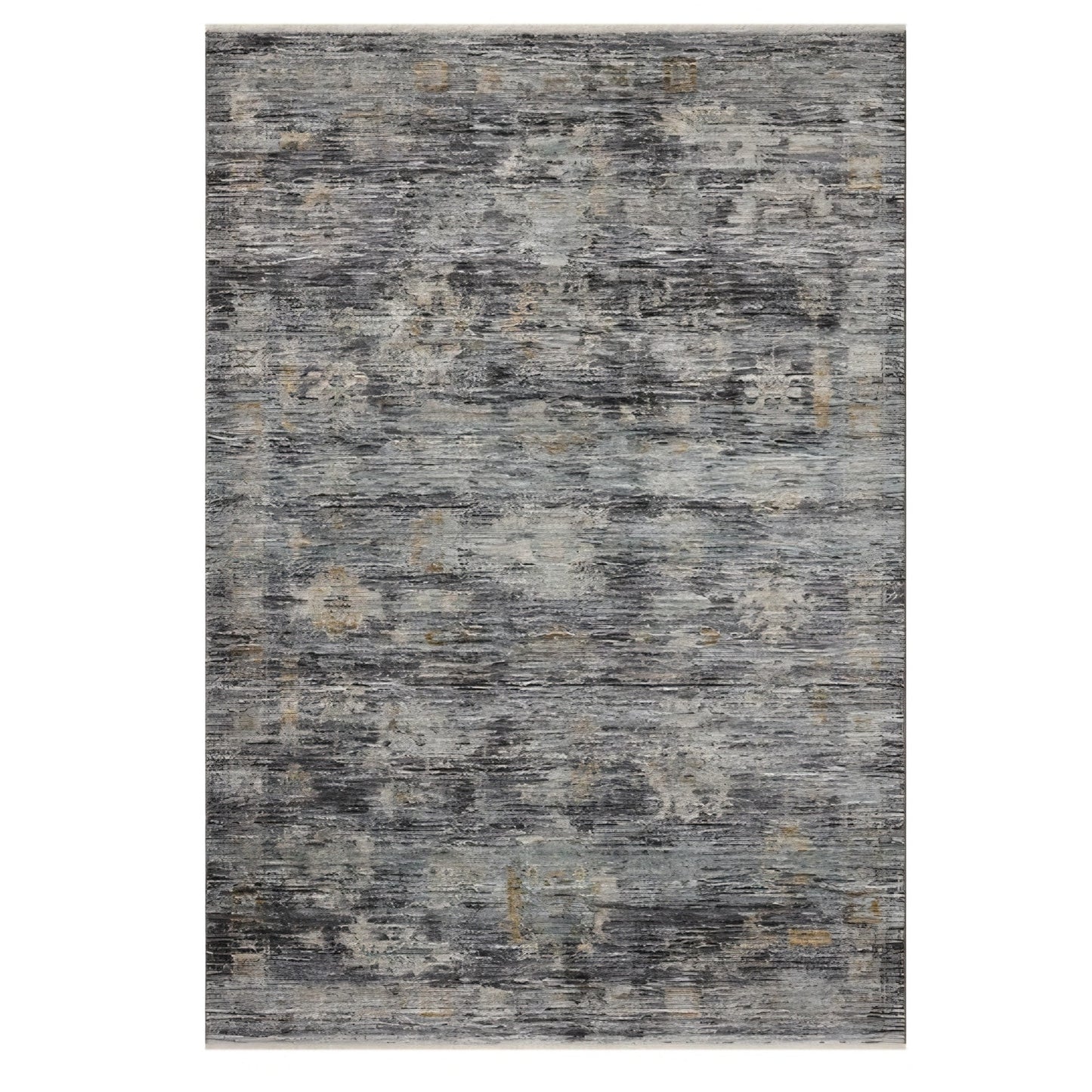 Loloi Jean Stoffer Katherine Collection KES-04 Ink/Jade 5'-3'' x 5'-3'', .25" Pile Height, Rug