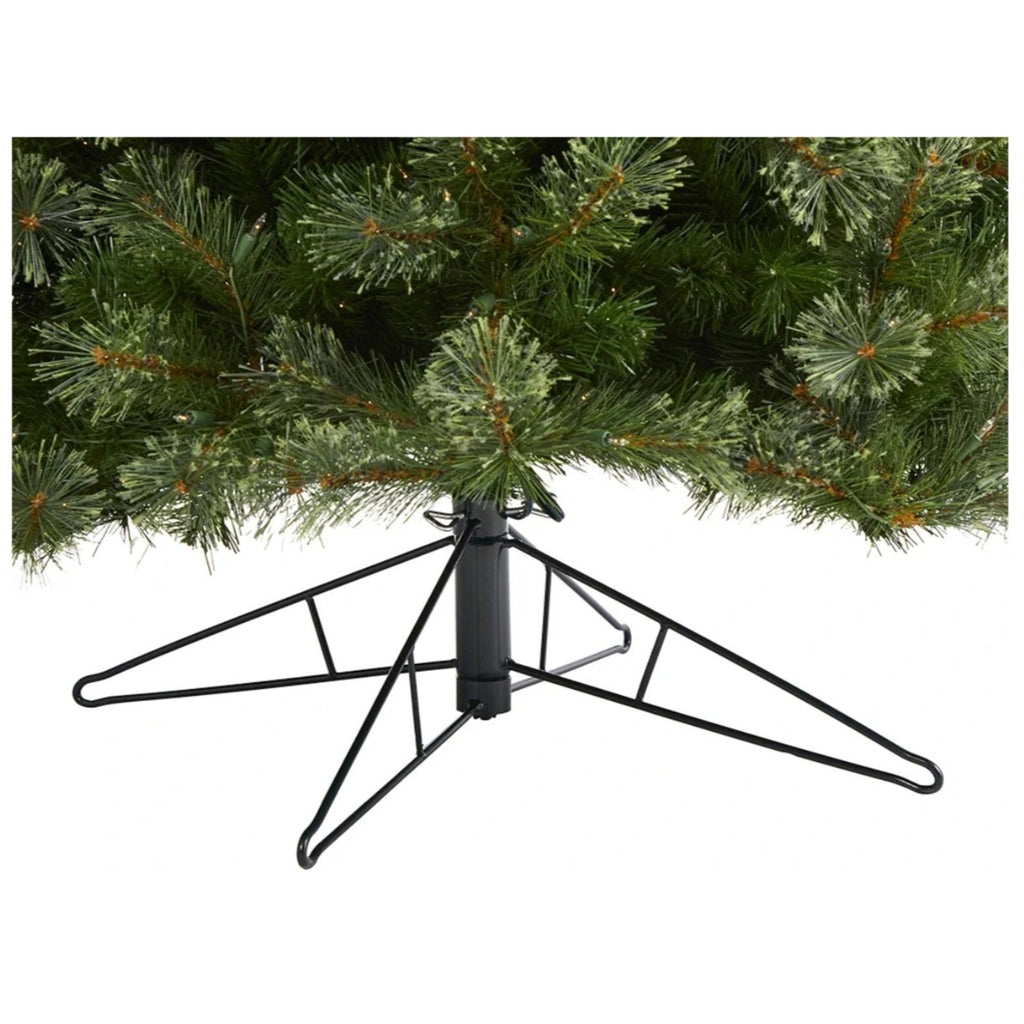 Nearly Natural 9ft. Cashmere Slim Artificial Christmas Tree with 550 Warm White Lights and 1308