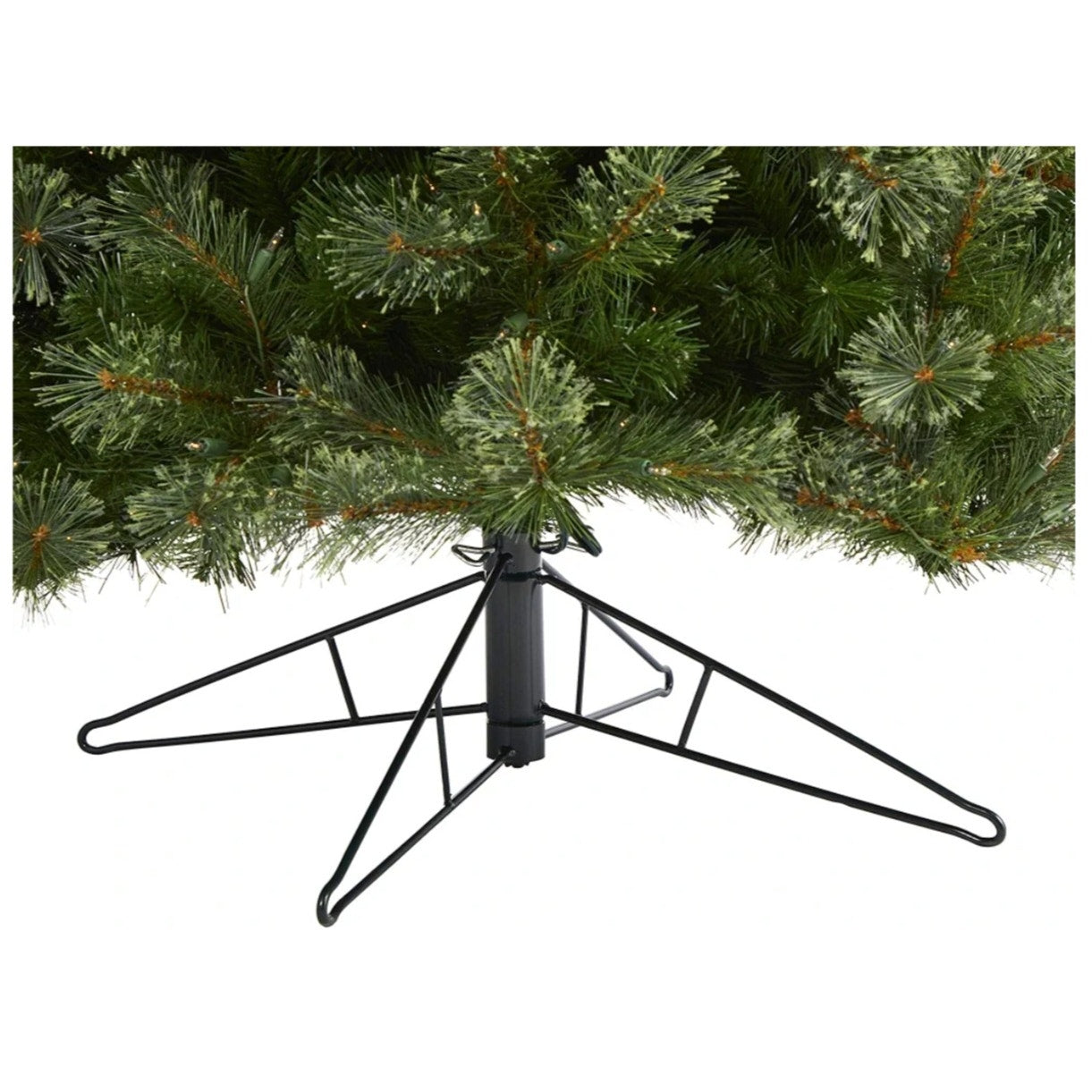 Nearly Natural 9ft. Cashmere Slim Artificial Christmas Tree with 550 Warm White Lights and 1308