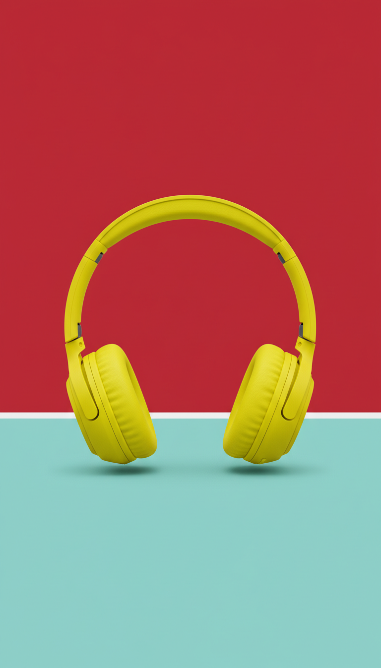 Flash Yellow Wireless Headphones