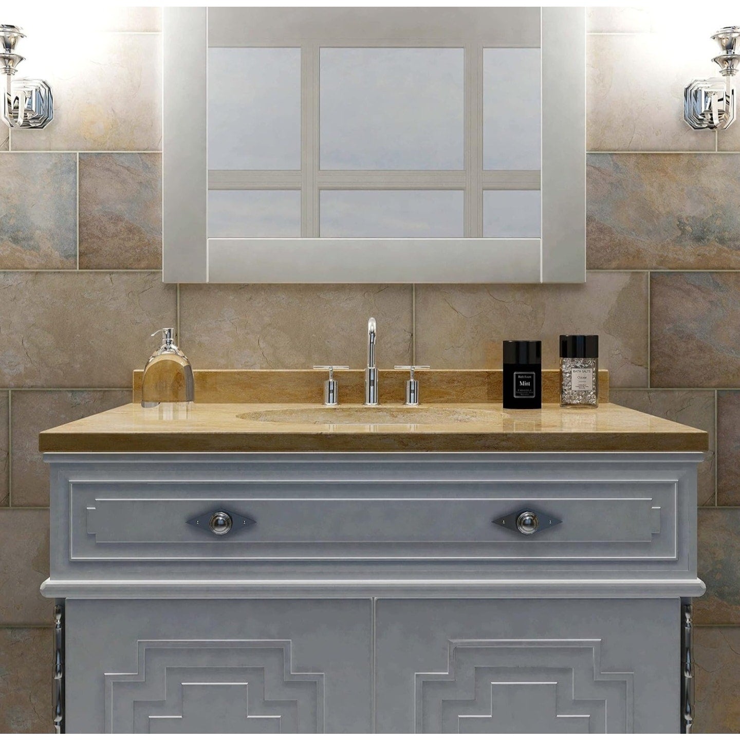 Ardesia Ocre 12-1/2" x 24-1/2" Porcelain Floor and Wall Tile