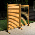 6.1ft H x 3.1ft W (1 Panel) Freestanding or Surface Mount Enclo Solara Louvered Screen