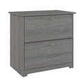 Bush Home Cabot 2 Drawer Lateral File Cabinet in Modern Gray