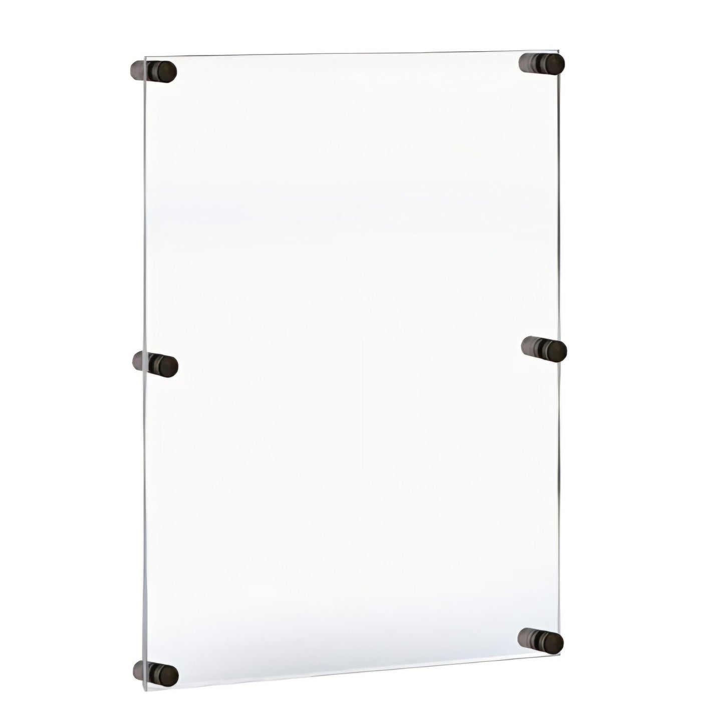 Azar Displays 105536-BLK Acrylic Floating Double Panel Wall Frame,28" x 40"