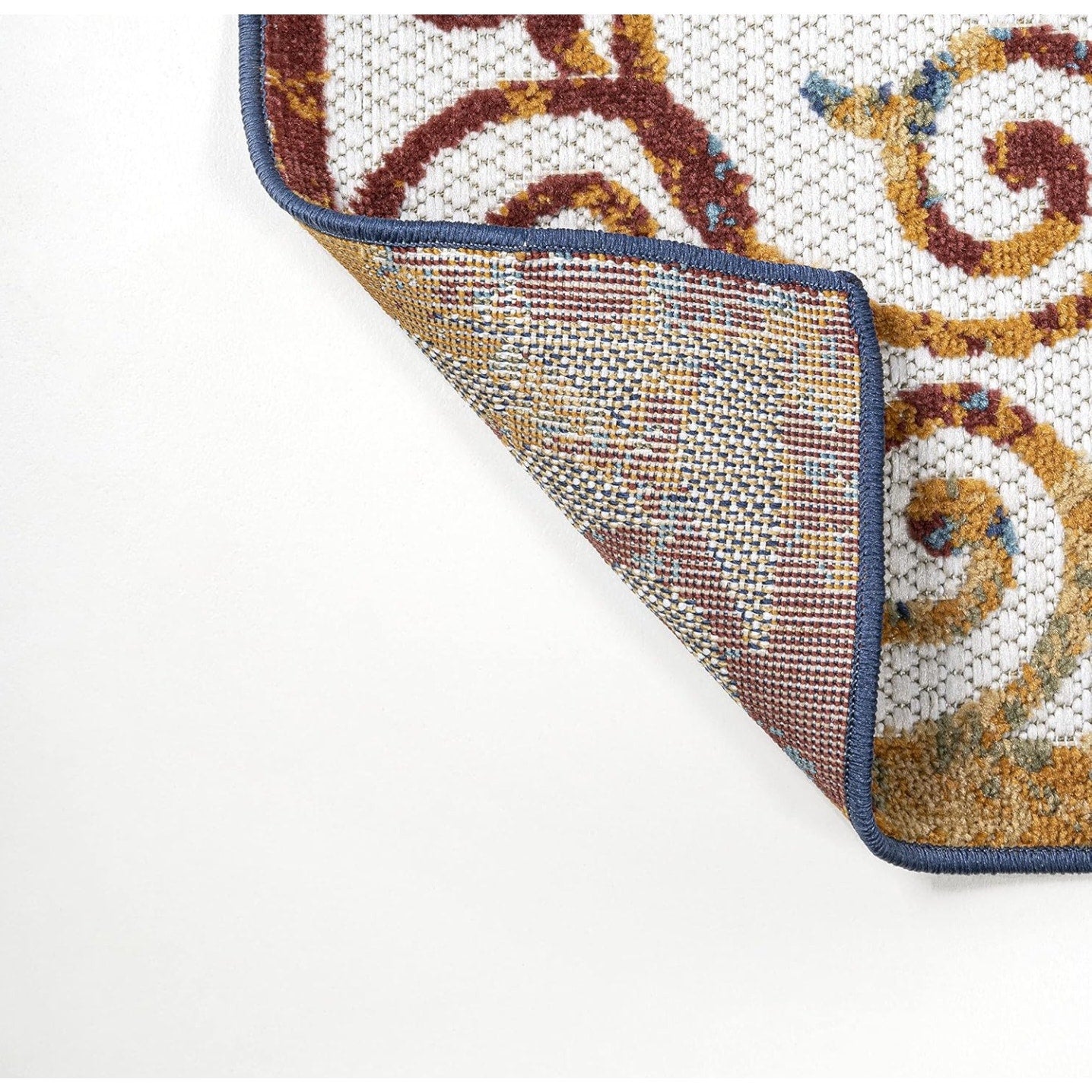 JONATHAN Y Atrani Scroll Trellis Area Rug 8 ft. x 10 ft. Indoor/Outdoor Geometric Office LivingRoom