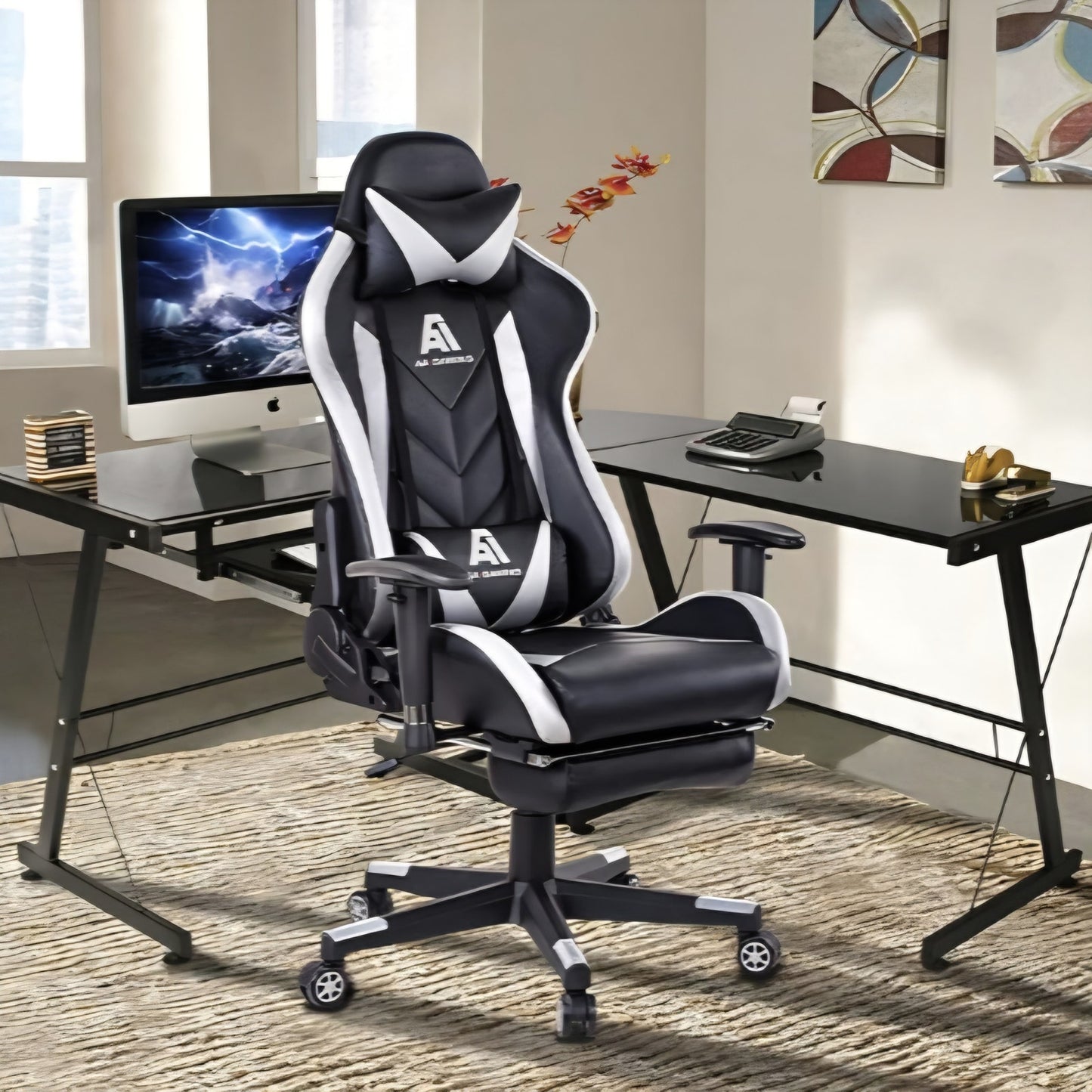 Gaming Chair High Back Ergonomic Computer Racing Chair Adjustable Office Chair
