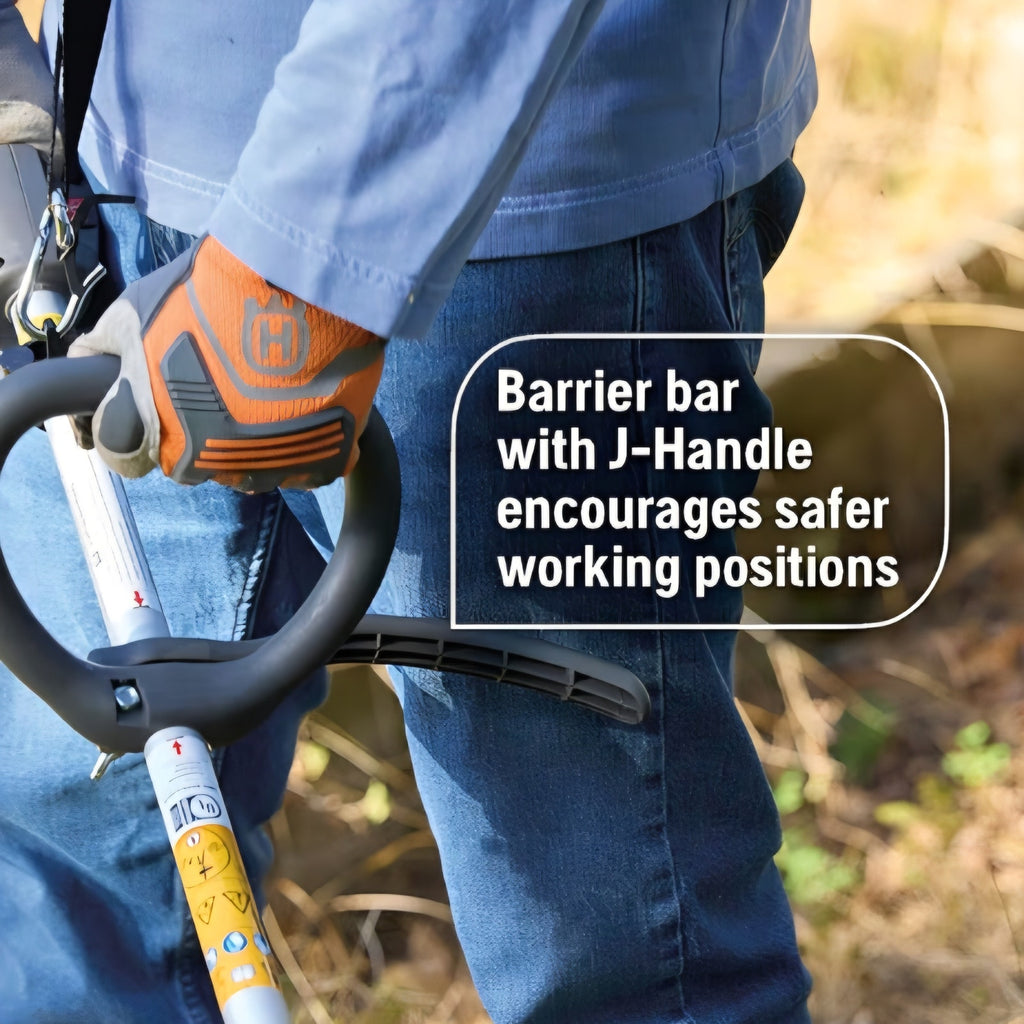 Brushcutter, Multi-Purpose Gas Brush Cutter Tool with String Trimmer Head and Grass Husqvarna