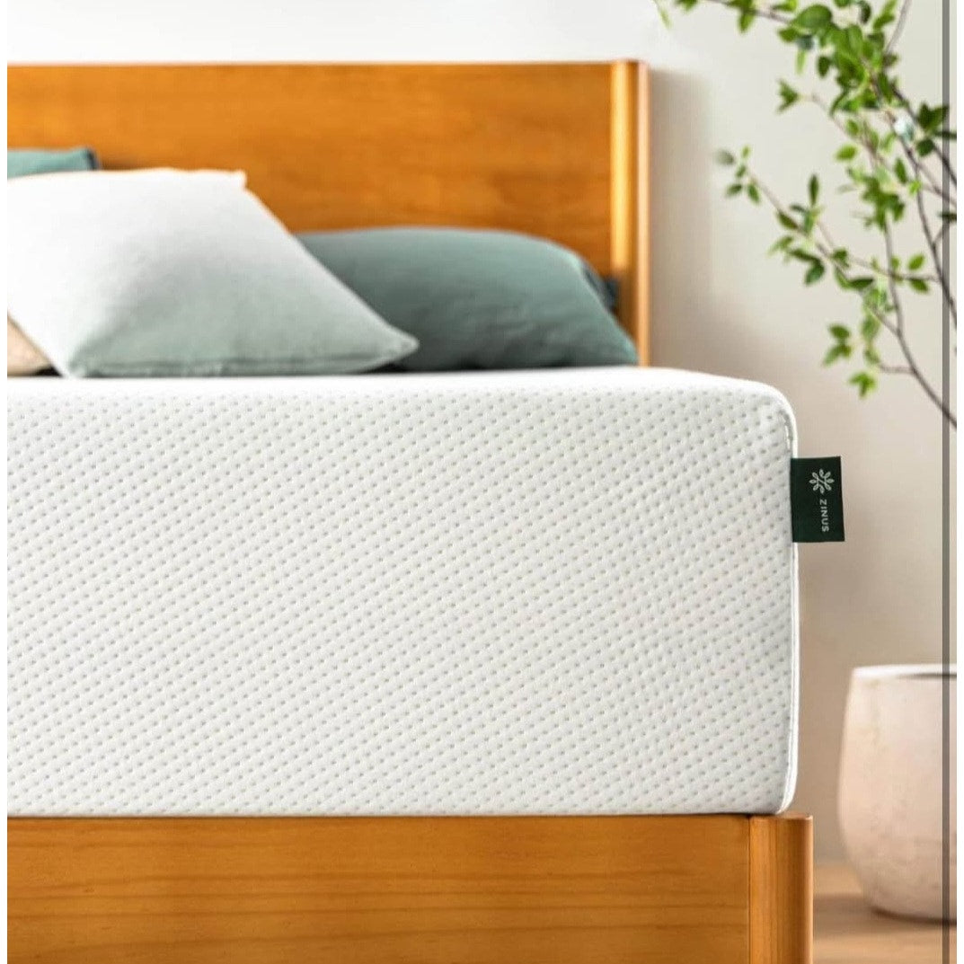 ZINUS 12 Inch Green Tea Memory Foam Mattress Queen