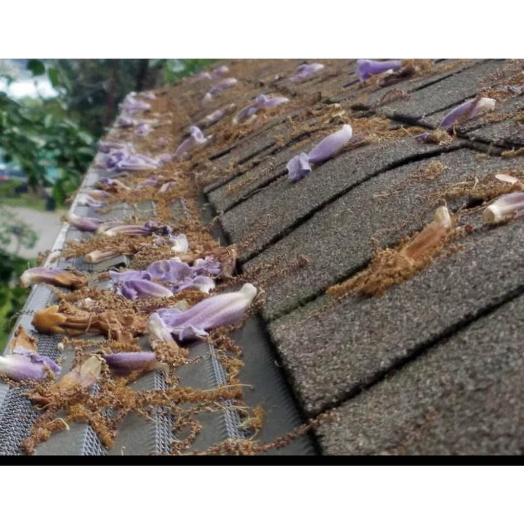 Amerimax Home Products 638010 Hoover Dam Gutter Guard, Dark Gray, 10 Count (Pack of 1)