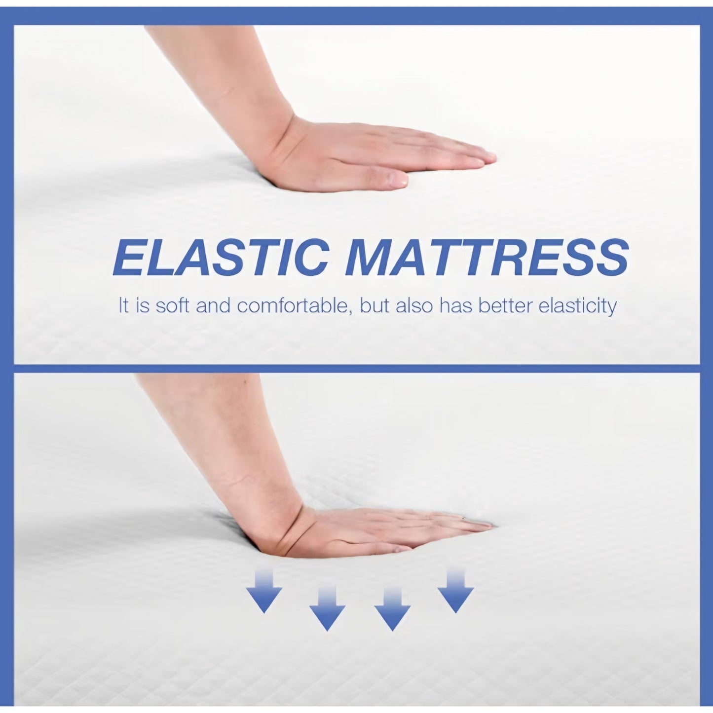 FDW 8 Inch Queen Mattress Medium Firm Gel Memory Foam Mattress