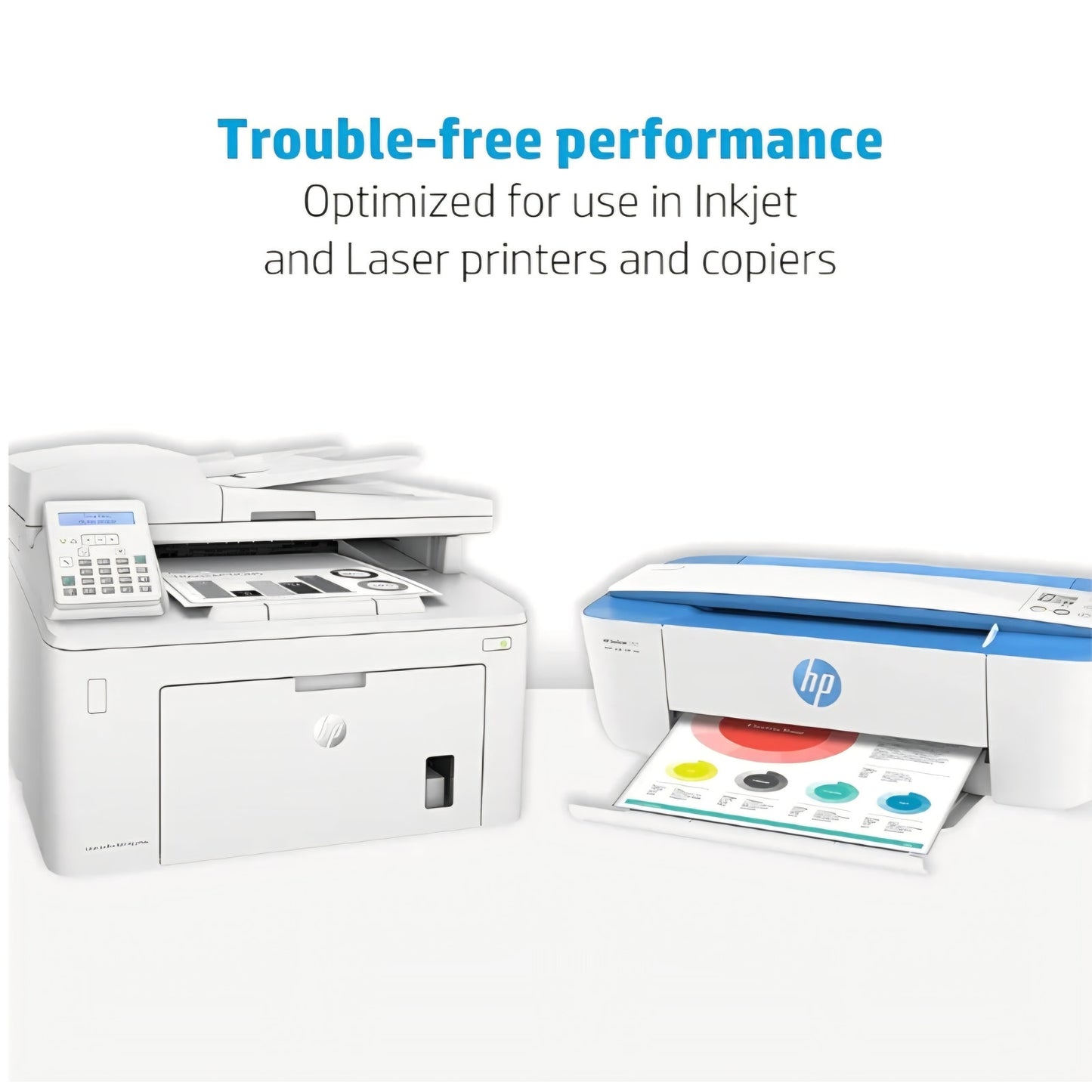 HP Printer Paper | 8.5 x 11 Paper | Copy &Print 20 lb | 10 Ream Case - 5,000 Sheets | 92 Bright