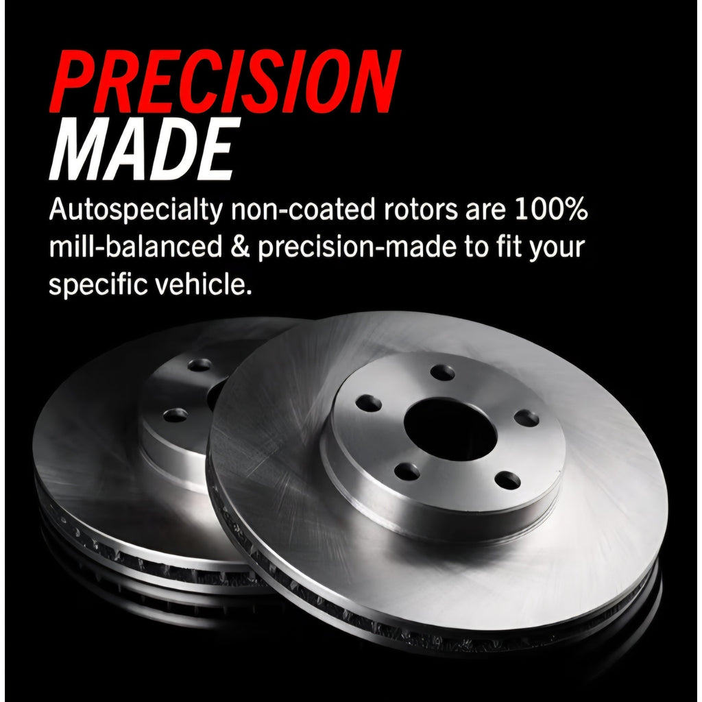Power Stop KOE7355 Autospecialty Front Replacement Brake Kit-OE Brake Rotors & Ceramic Brake Pads