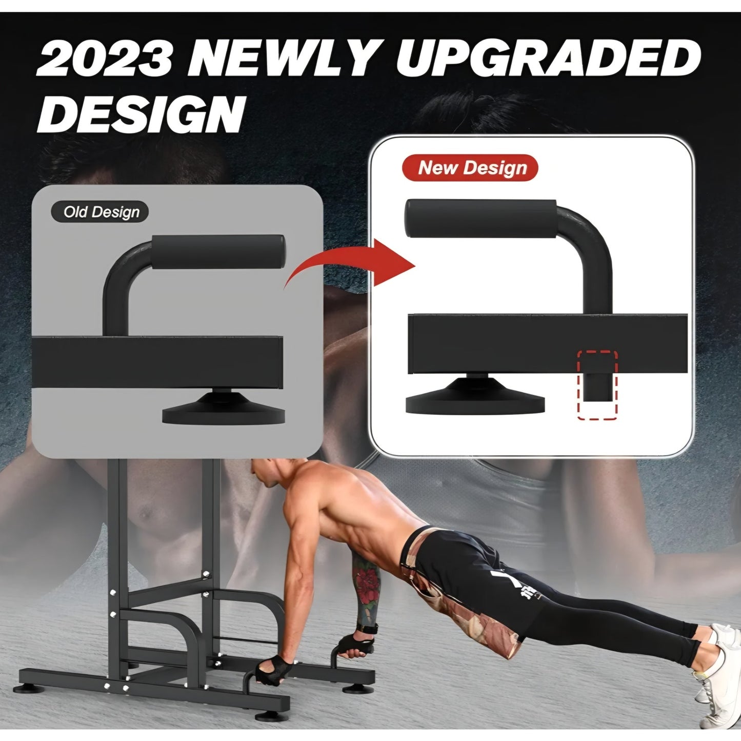 RELIFE REBUILD YOUR LIFE Power Tower Pull Up Bar Station Workout Dip Station for Home Gym Strengt