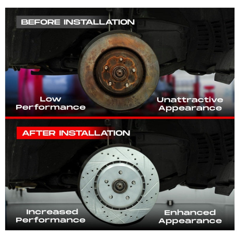 Brake Kit Fits 2011-2017 Ford Explorer 2011-2019 Ford Flex,Taurus