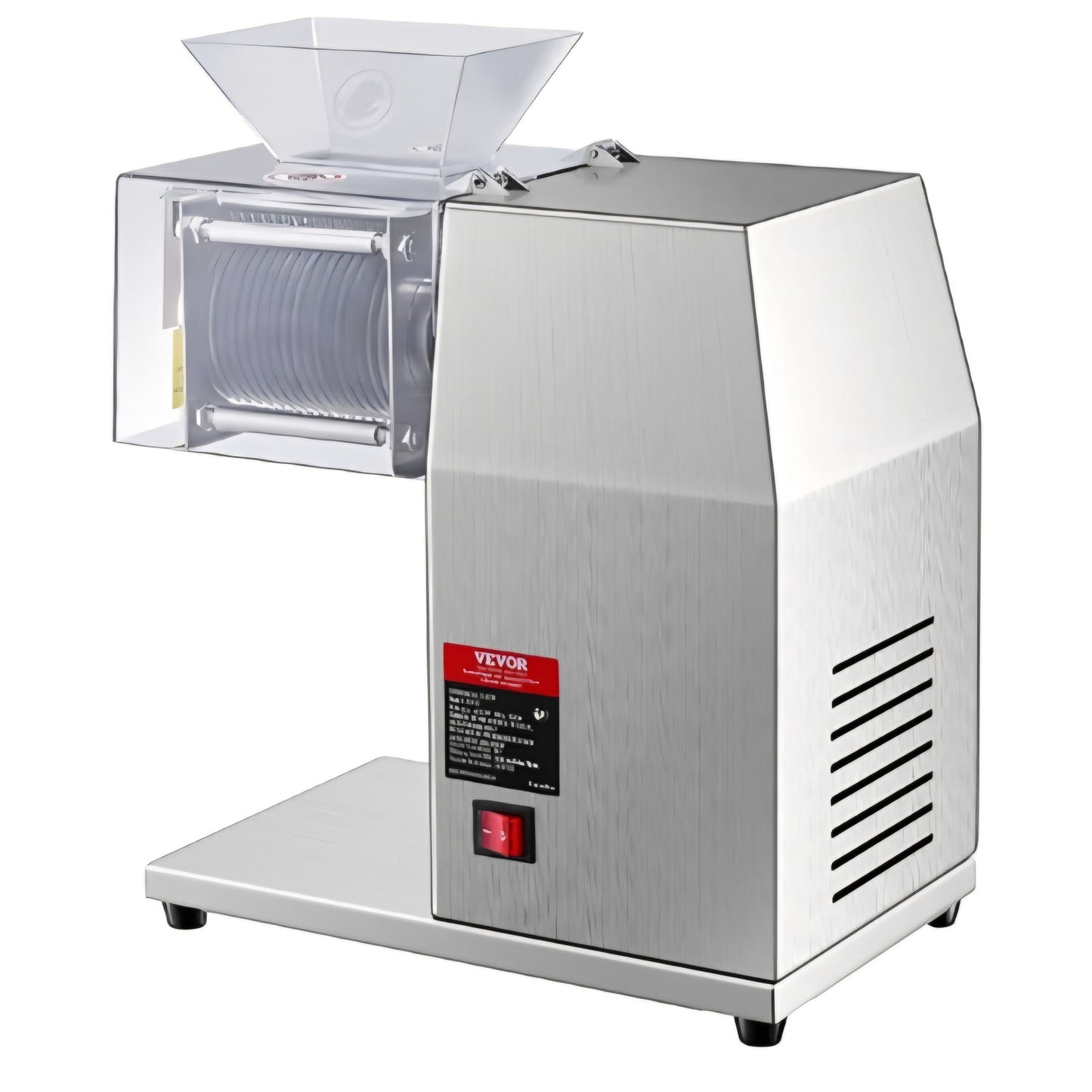 850W Meat Slicer, Commercial Meat Cutting Machine, Stainless Steel, 5 mm Thickness, Detachable