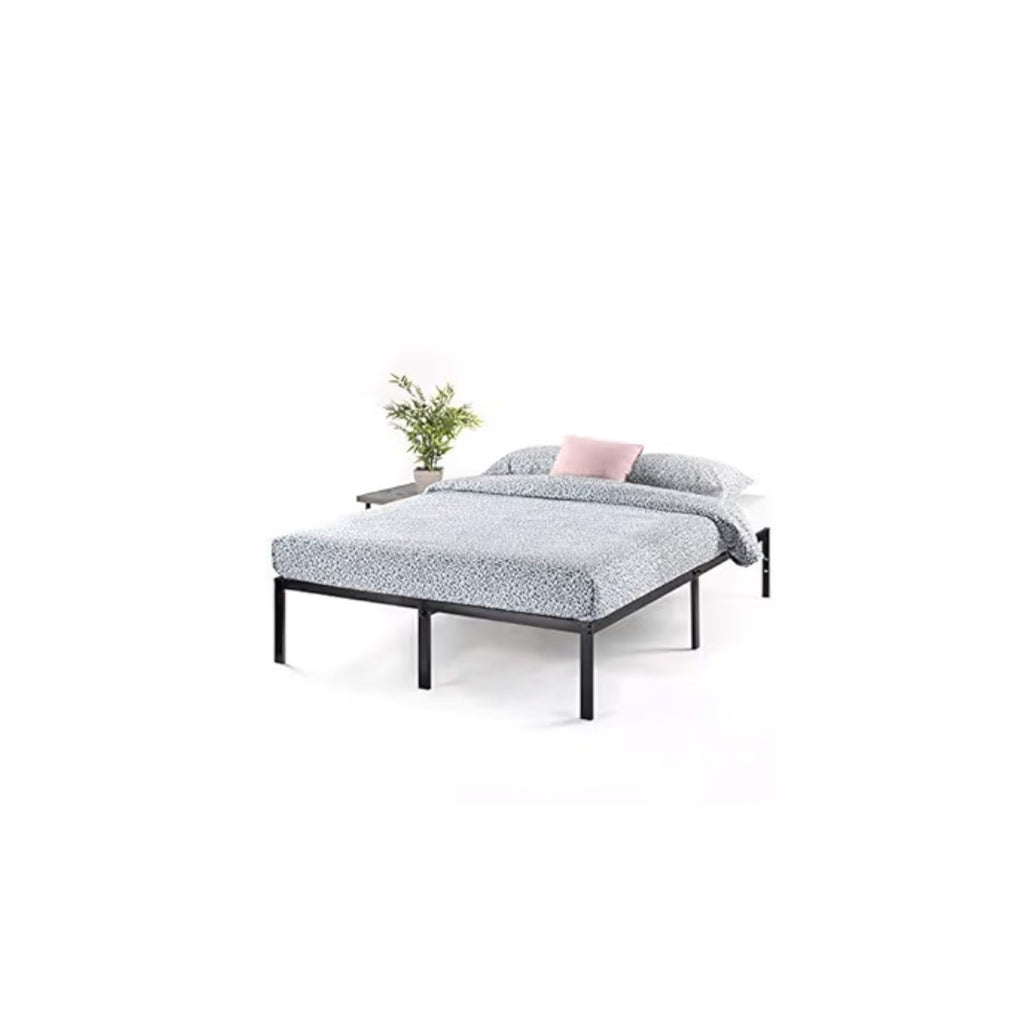 Queen Metal Platform Beds w/Heavy Duty Steel Slat Mattress Foundation