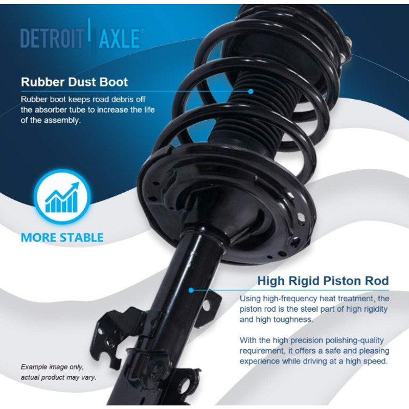 Detroit Axle - 2 Front Struts for Lexus ES350 Toyota Camry Avalon Solara