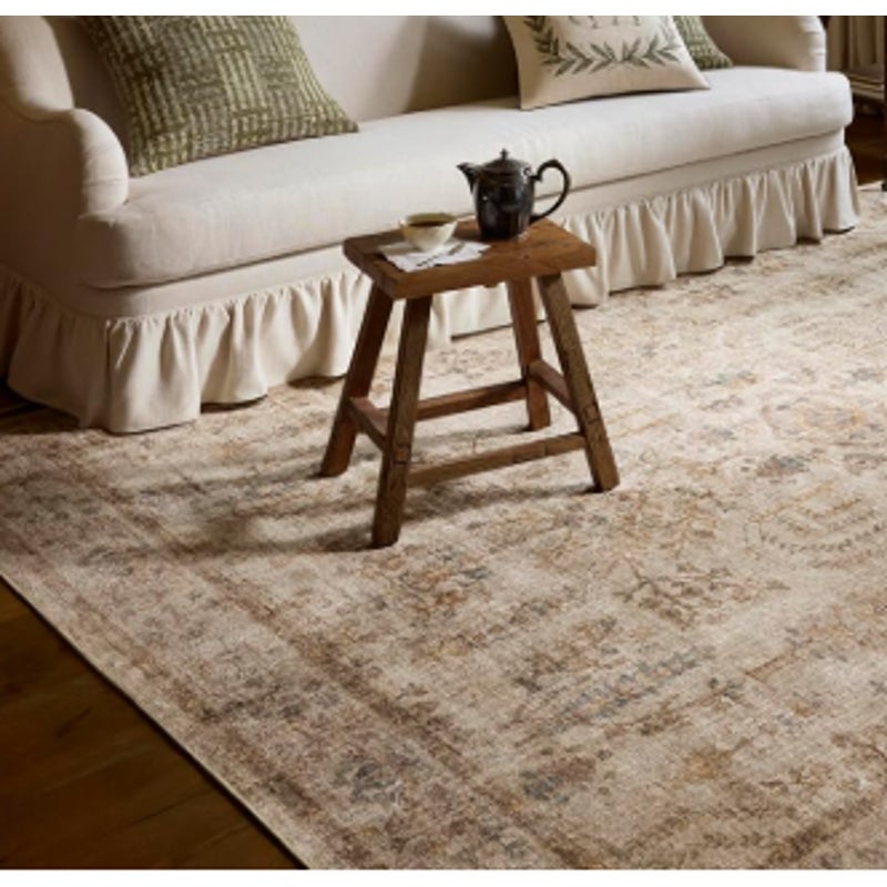 Loloi Chris Loves Julia Ramona Ivory/Multi 5'-0" x 7'-6" Accent Rug