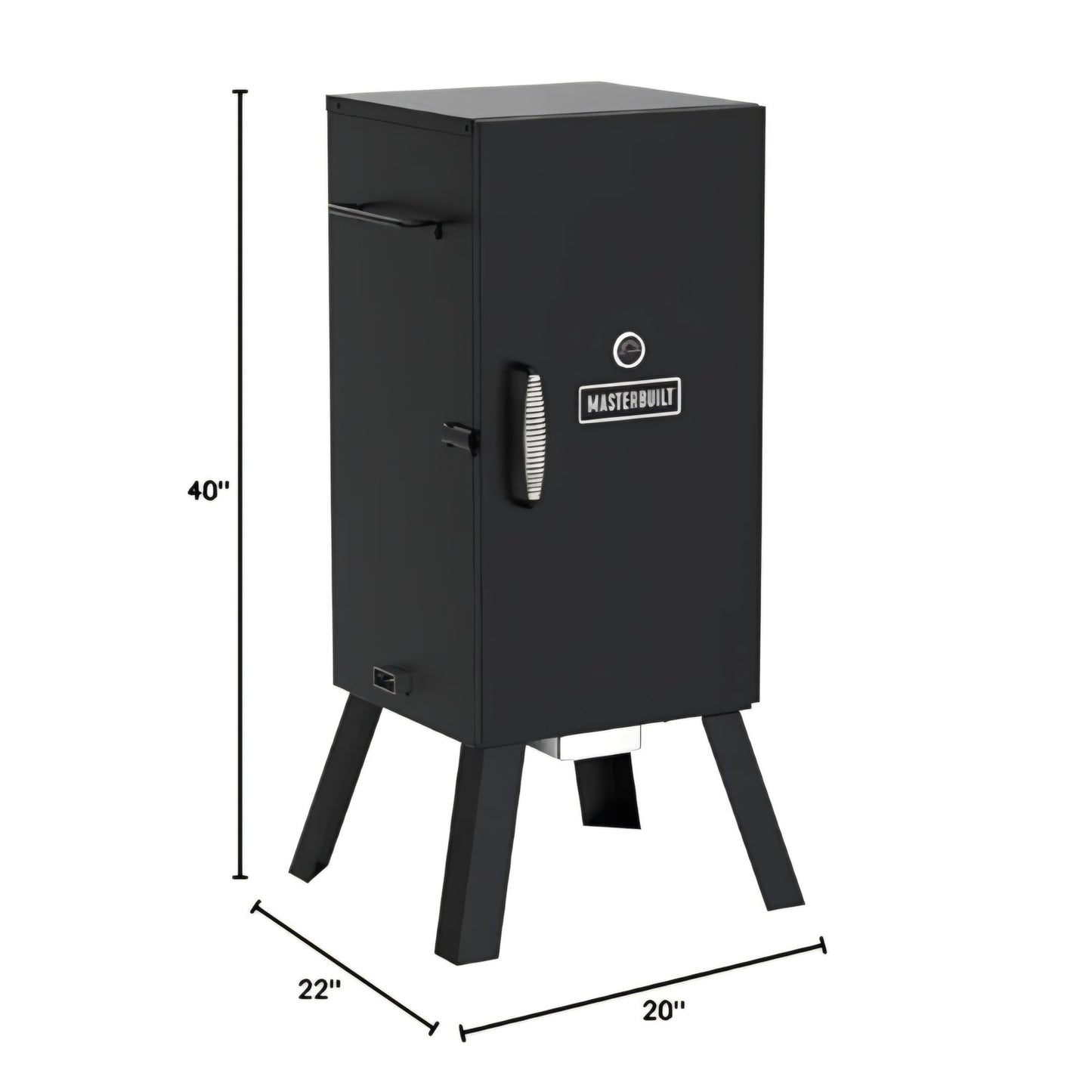 Masterbuilt® 30-inch Electric Vertical BBQ Smoker with Analog Temperature Control