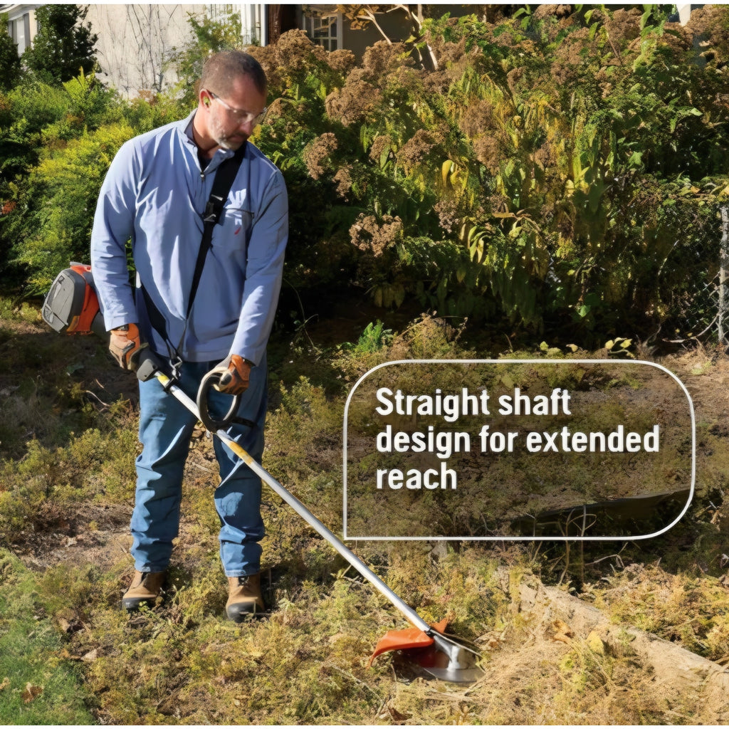 Brushcutter, Multi-Purpose Gas Brush Cutter Tool with String Trimmer Head and Grass Husqvarna