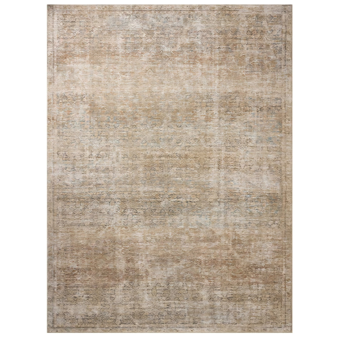 Loloi Amber Lewis Cambria Collection CBR-08 Ocean/Brick 6'-0" x 9'-0"