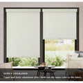 AOSKY Cordless Blackout Roller Shades, 59" W x 72" H, Ivory