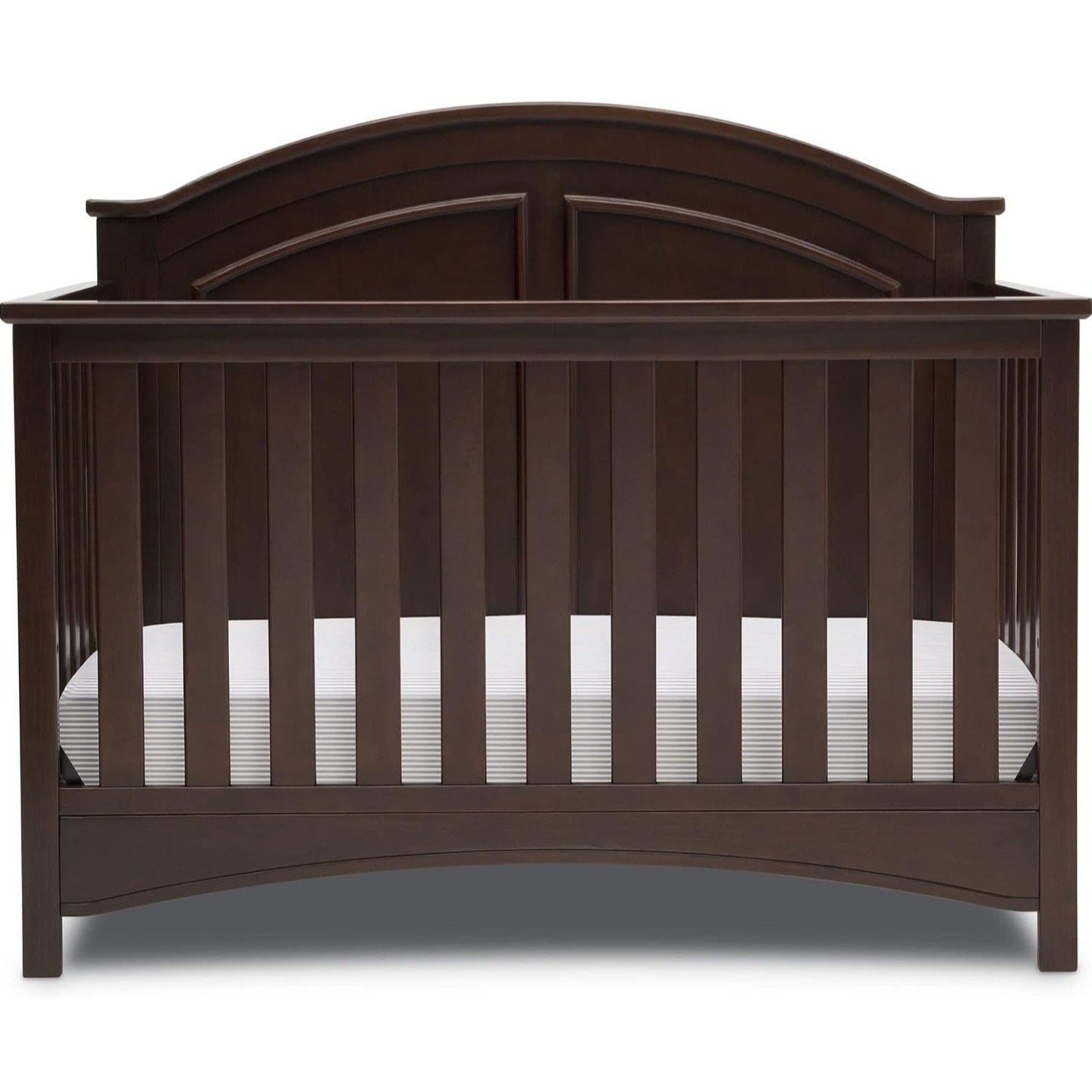 Delta Children Perry 6-in-1 Convertible Crib - Greenguard Gold Certified, Walnut Espresso