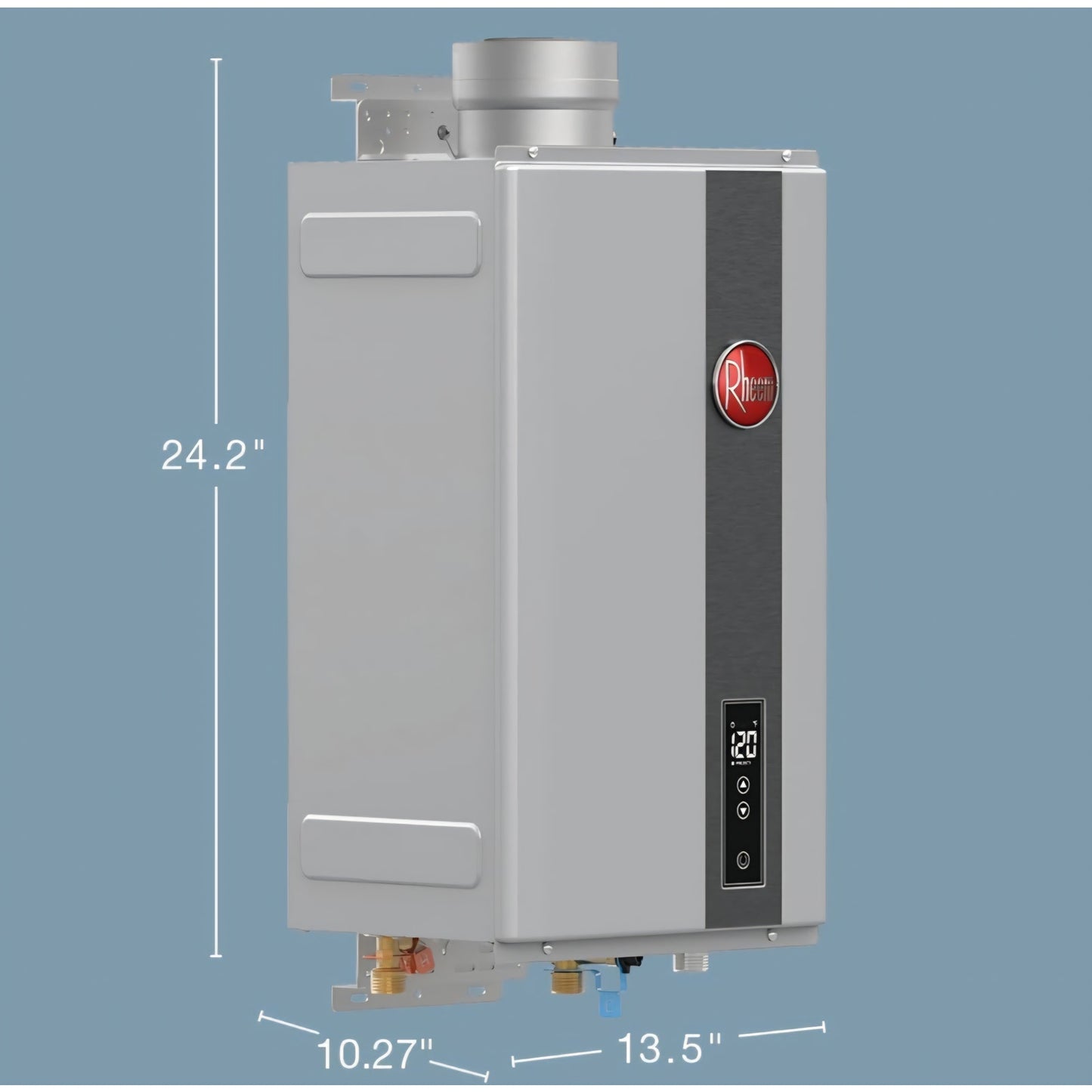 Rheem RTG-95DVLN-3 High Efficiency Non-Condensing Indoor Tankless Natural Gas Water Heater