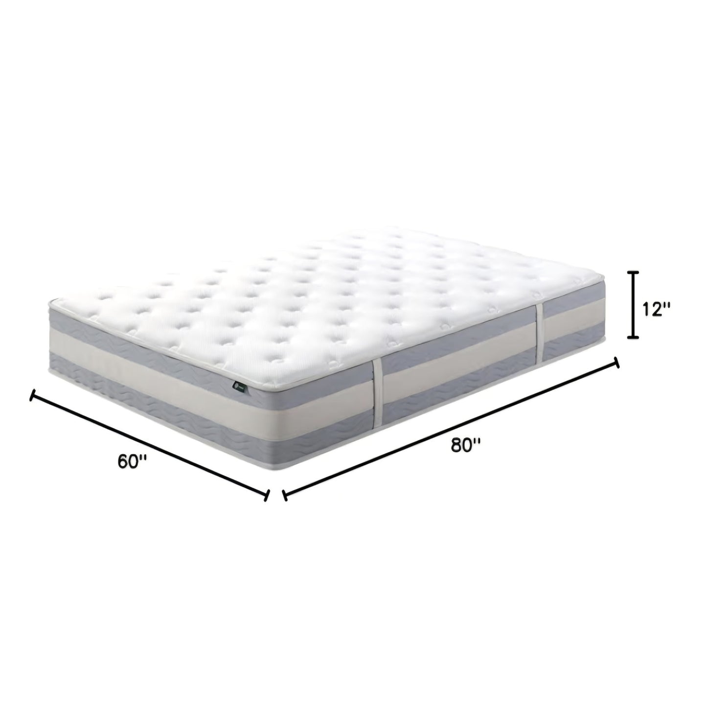 ZINUS 12 Inch Queen Comfort Support Hybrid Mattress [New Version], Queen,