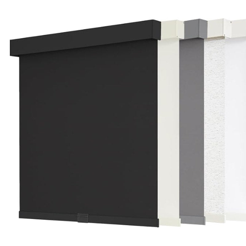56" W x 72" H Black AOSKY Cordless Blackout Roller Shades,